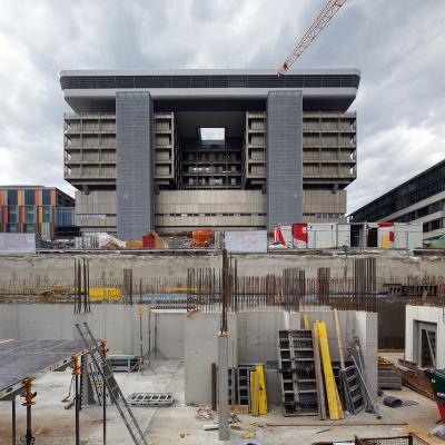 Rohbau mit Ausblick auf FKK und deren Aufstockung